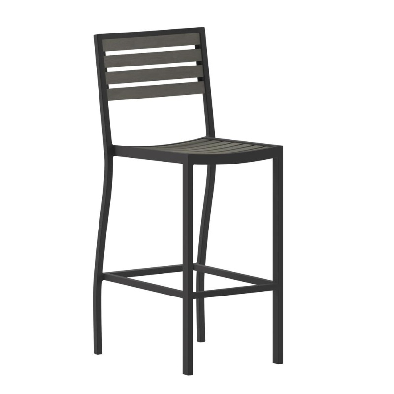 Contemporary All-Weather Patio Bar Stool