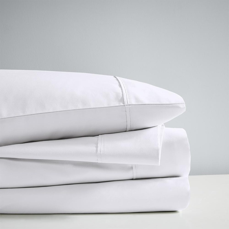 55% Cotton 45% Polyester Solid Antimicrobial Sheet Set W/ Heiq Temperature Regulating