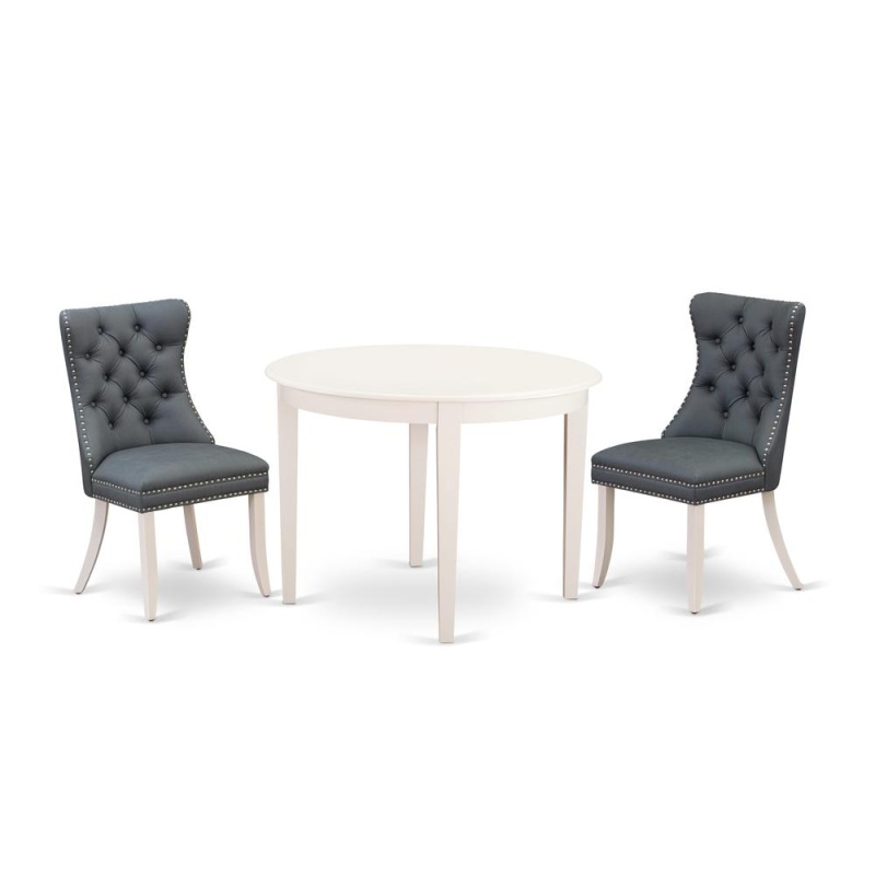 Boston 3 Piece Room Set with Round Table and 2 Chairs