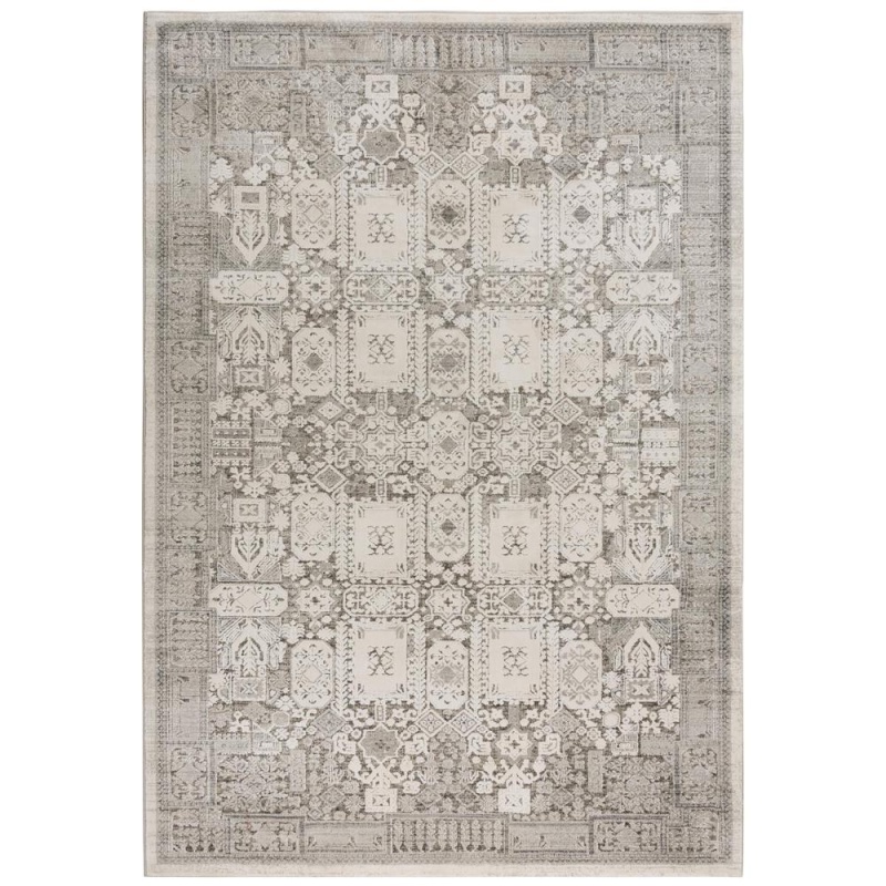 Power Loomed Cut Pile Polyester Rug, 6'7" x 9'6"