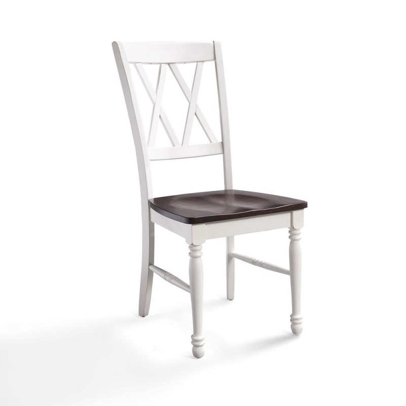 Shelby 2Pc Dining Chair Set Distressed White - 2 Chairs