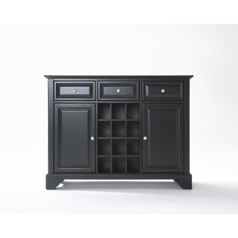 Lafayette Sideboard Cabinet W/Wine Storage Black