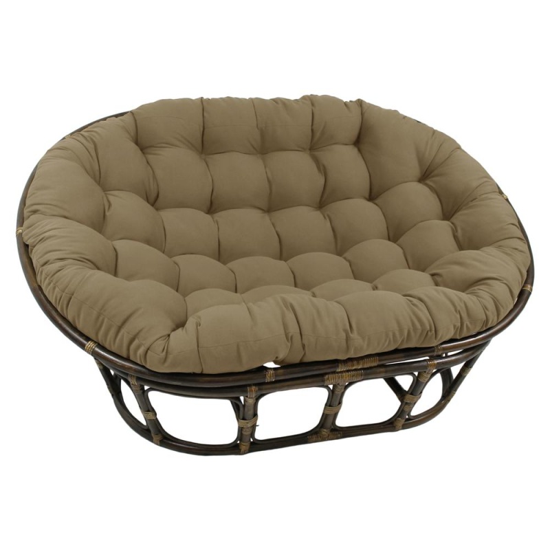 78-Inch By 58-Inch Solid Twill Double Papasan Cushion 93304-78-Tw-Tf
