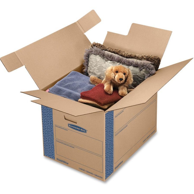 Smoothmove™ Prime Moving Boxes, Large Internal Dimensions 18" Width X 24" Depth X 18" Height