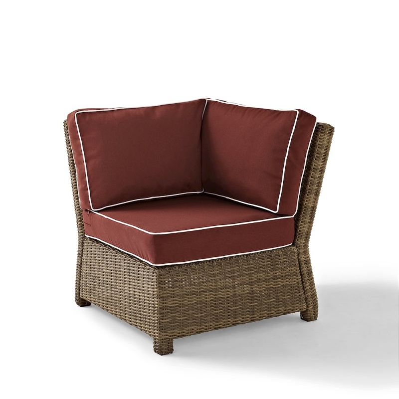 Bradenton Wicker Corner Outdoor Sectional Chair