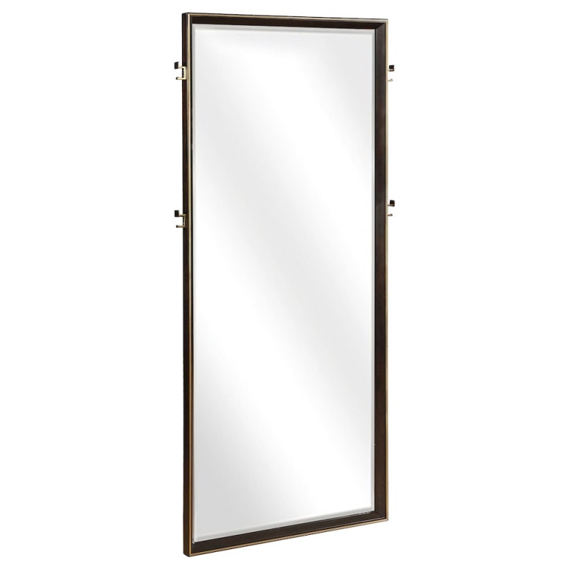 Durango 80-Inch Standing Floor Mirror Smoked Peppercorn