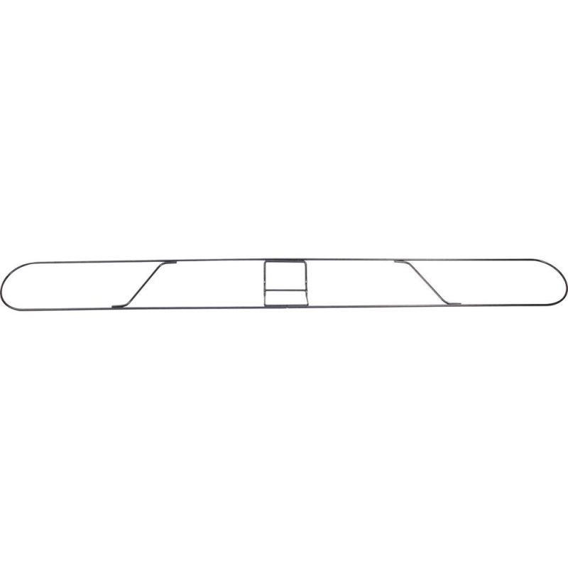 Genuine Joe Clip-On Long Dust Mop Frame - Rust Resistant, Clip, Galvanized - Metallic - 12 / Carton