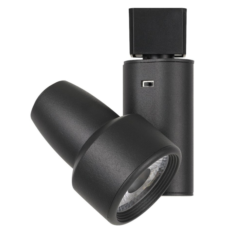 Integrated Dimmable 20W Led Track Fixture With 3 Level Temperature Control. 2700K/3000K/4000K., Black