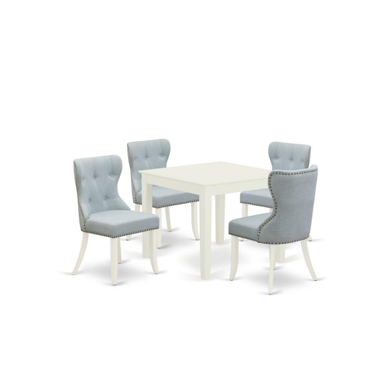 East West Furniture Kitchen Table Set of 4