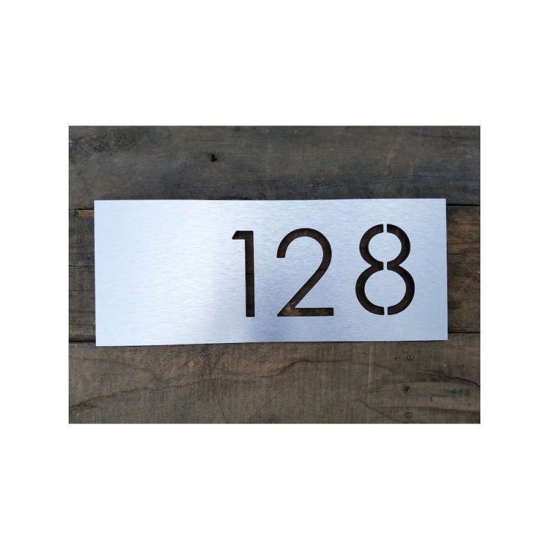 Mp-453 Art Nuevo Top Mount Address Plaque