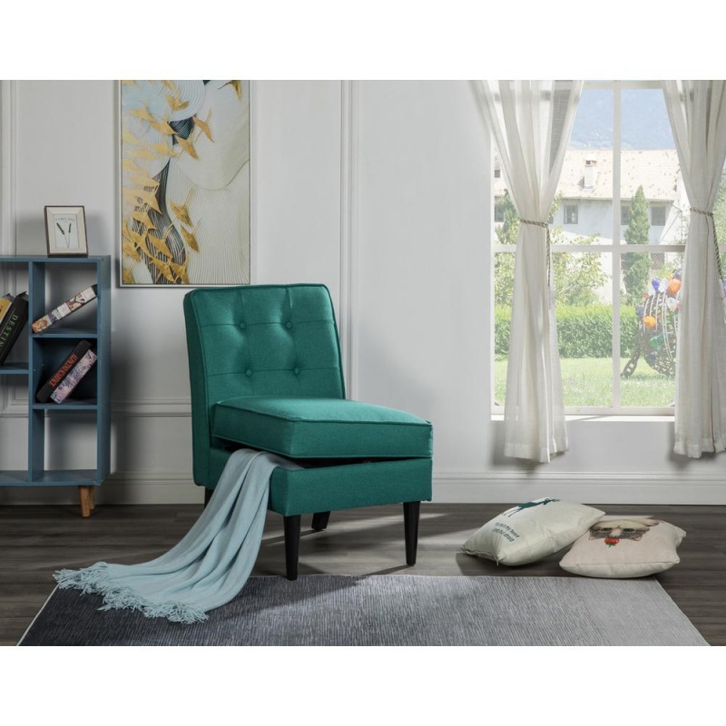 Oliver Green Fabric Storage Accent Chair
