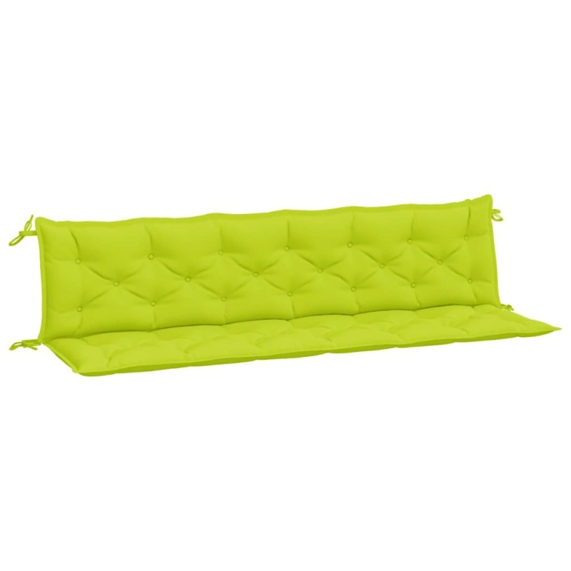 Garden Bench Cushion Set Of 2 Bright Green
