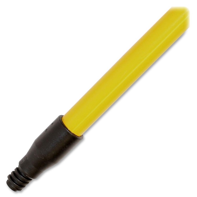 Genuine Joe 60" Extension Handle - 60" Length - 1" Diameter - Yellow - Fiberglass, Nylon - 1 Each