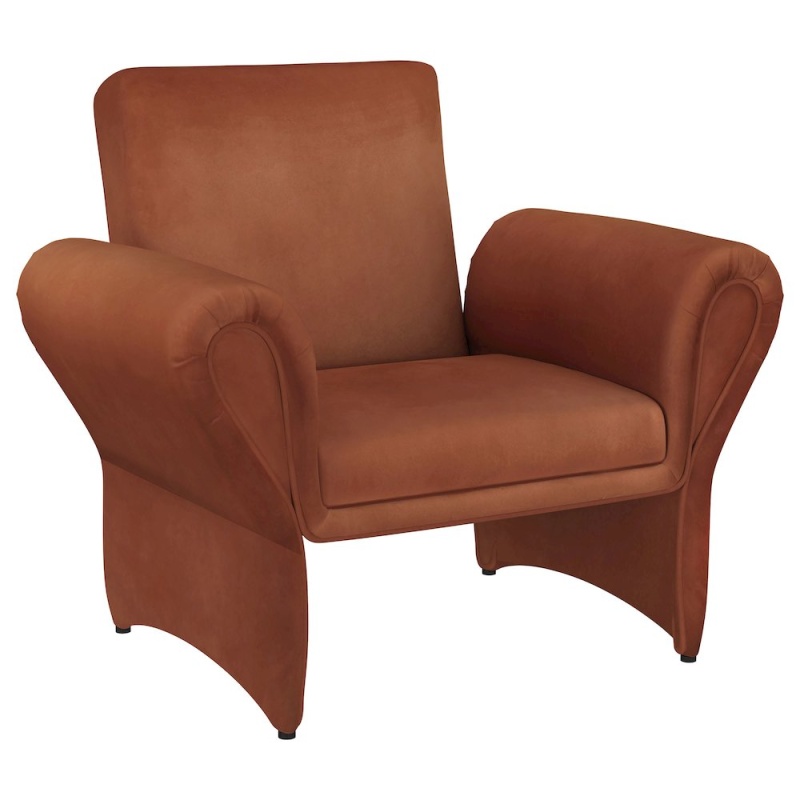 Liana Upholstered Roll Arm Accent Armchair