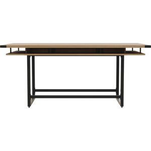 Safco Mirella 8' Conference Table Base - 10 Ft X 47.5" - Material: Particleboard - Finish: Sand Dune, Laminate