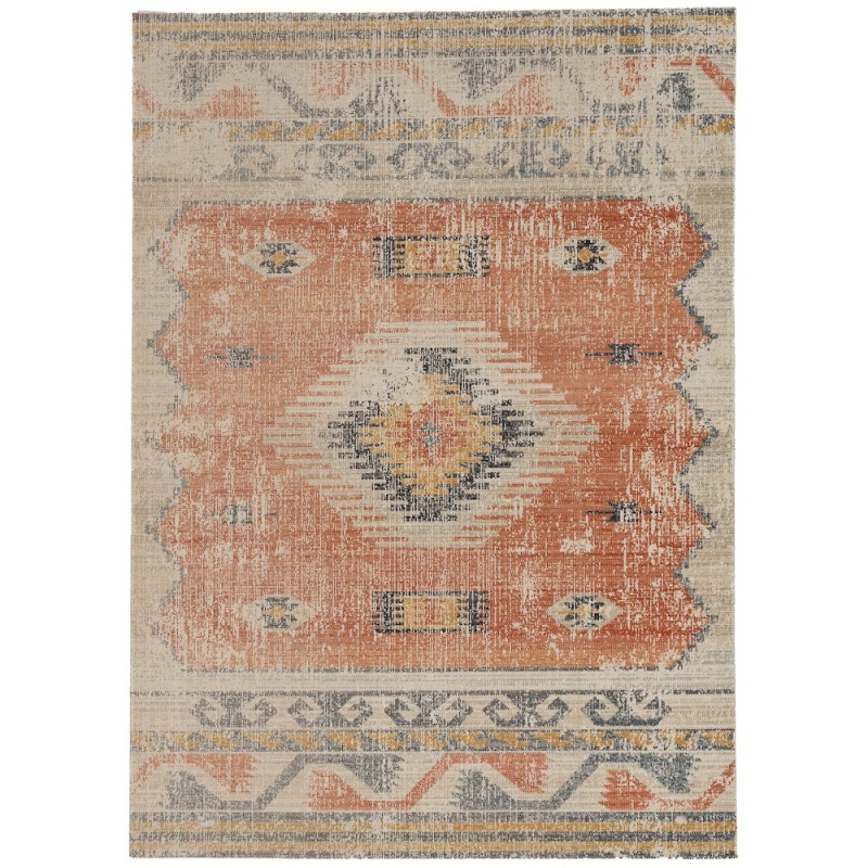 Great Zero Barlow Ivory & Rust 8X10, Rug