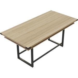 Safco Mirella 8' Conference Table Base - 10 Ft X 47.5" - Material: Particleboard - Finish: Sand Dune, Laminate