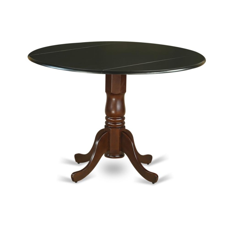 Dining Table Black & Mahogany, Dlt-Bma-Tp