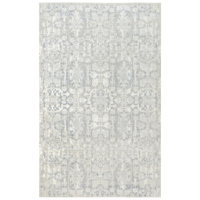 Hybrid Cut Pile Wool/ Tencel Rug, 10' X 13'