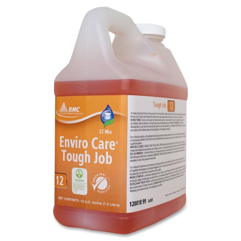 Rmc Enviro Care Tough Job Cleaner - Concentrate Liquid - 64.2 Fl Oz (2 Quart) - 4 / Carton - Orange
