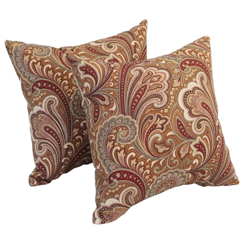 17-Inch Square Polyester Outdoor Throw Pillows (Set Of 2) 9910-S2-Od-182