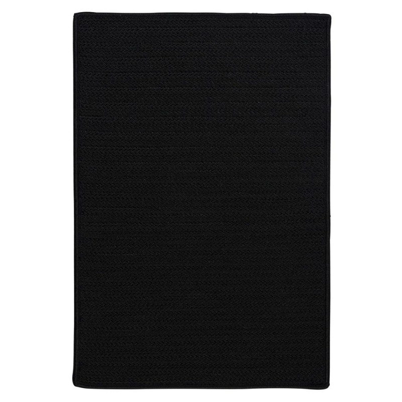 Simply Home Solid - Black 8' Square