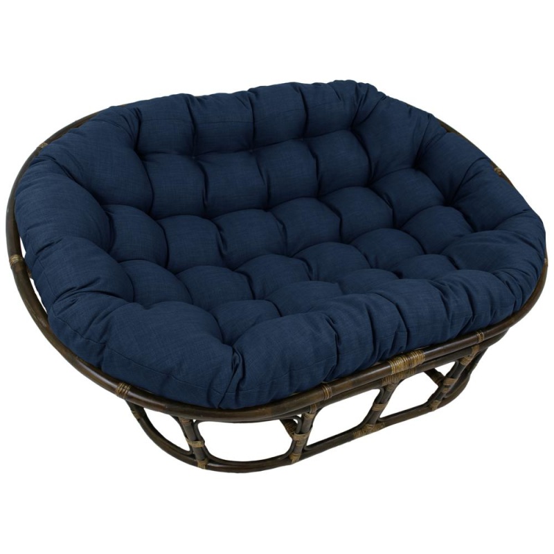 78-Inch By 58-Inch Solid Spun Polyester Double Papasan Cushion 93304-78-Reo-Sol-05