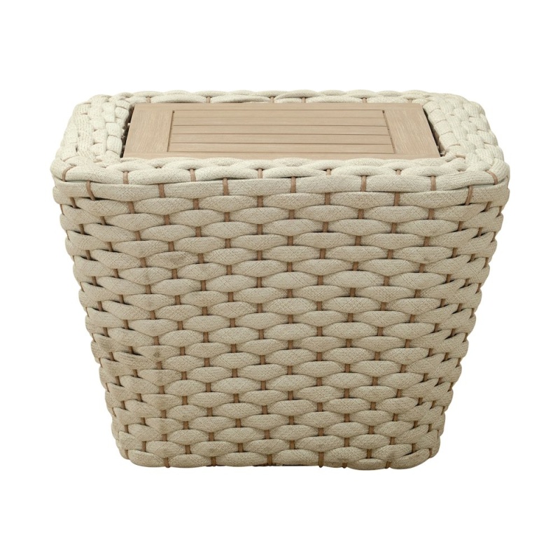 Antul Coffee Table White & Natural