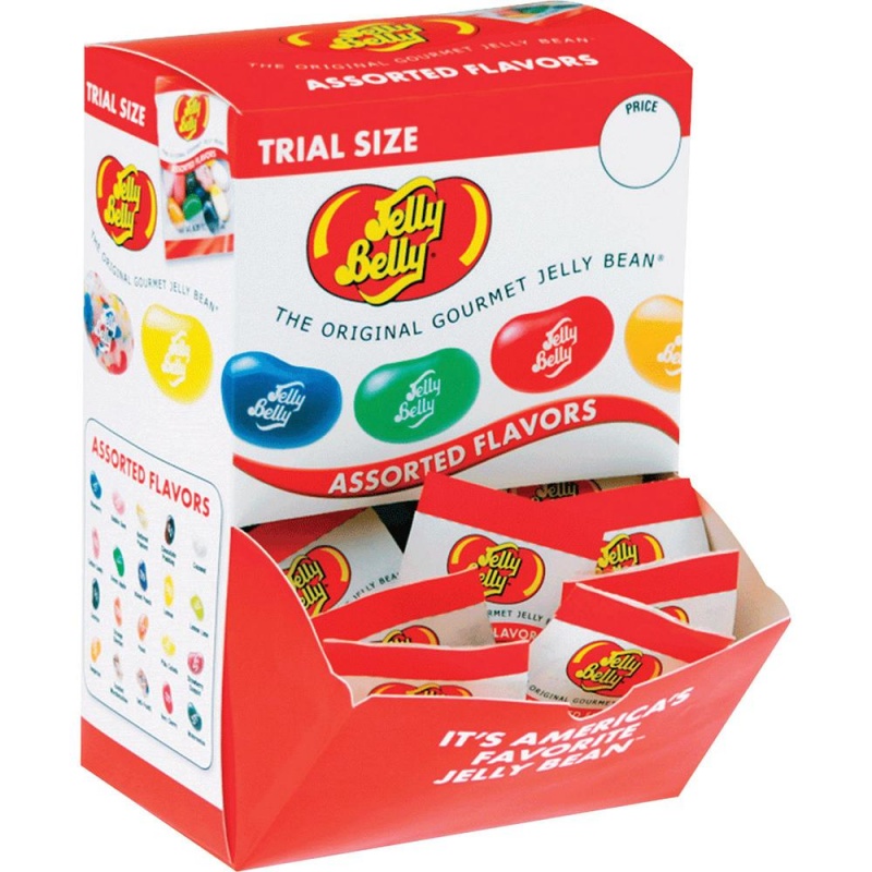 Jelly Belly Gourmet Jelly Beans - Assorted - Low Fat, Individually Wrapped - 0.35 Oz - 80 / Box