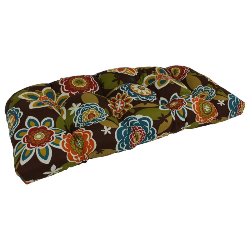 42-Inch By 19-Inch U-Shaped Tufted Settee/Bench Cushion