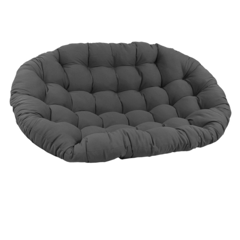 65-Inch By 48-Inch Solid Twill Double Papasan Cushion 93304-Tw-Gy