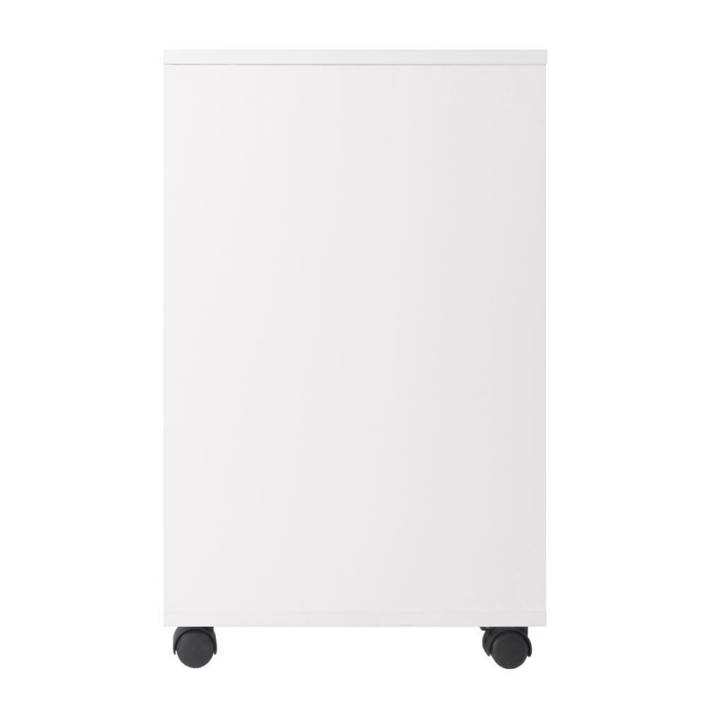 Halifax 2 Section Mobile Filing Cabinet, White