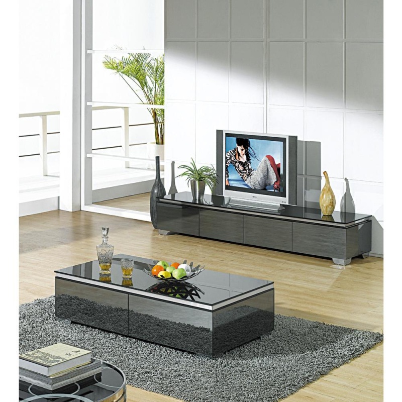 Coffee Table with Chrome Legs