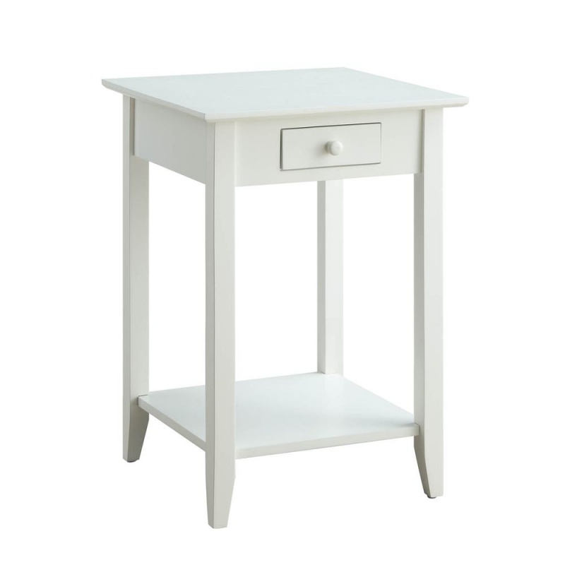 American Heritage End Table With Drawer And Shelf