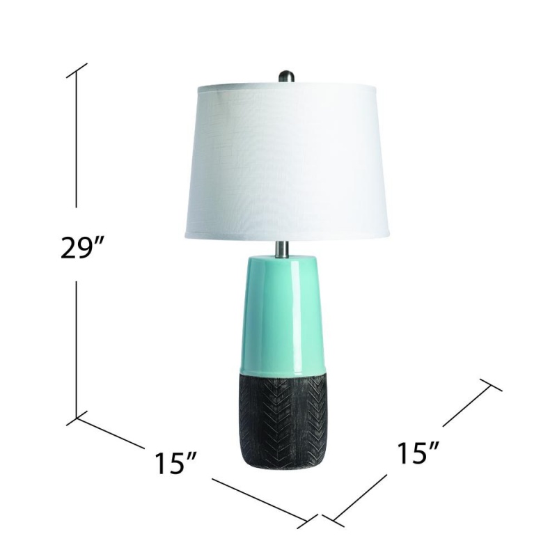 28.25" Ceramic Table Lamp, 1 Pc Ups Pk, 2.59'
