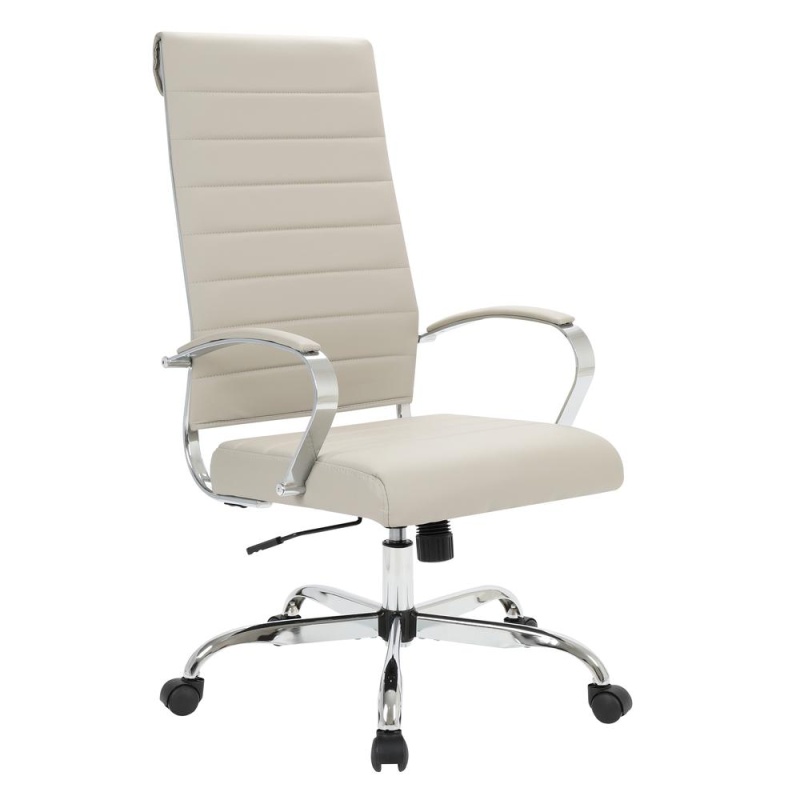 Leisuremod Benmar High-Back Leather Office Chair