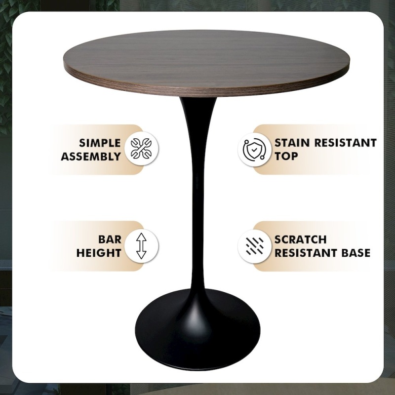 Verve Collection Modern Bar Height Table