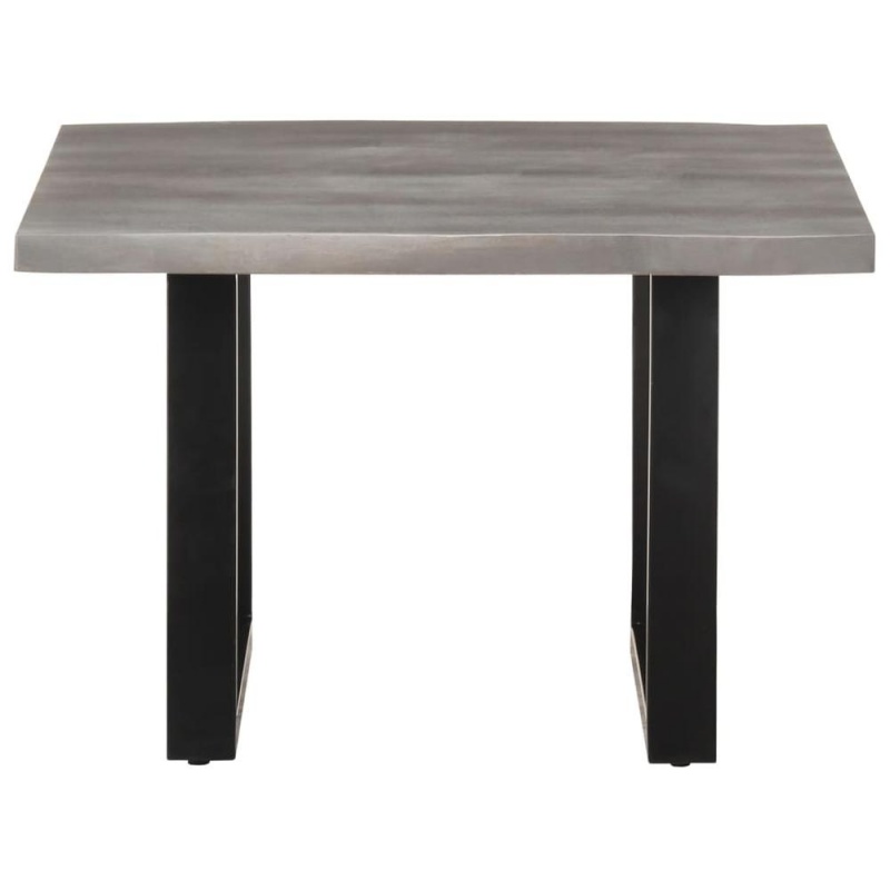 Vidaxl Coffee Table With Live Edges 23.6"X23.6"X15.7" Solid Acacia Wood 1045
