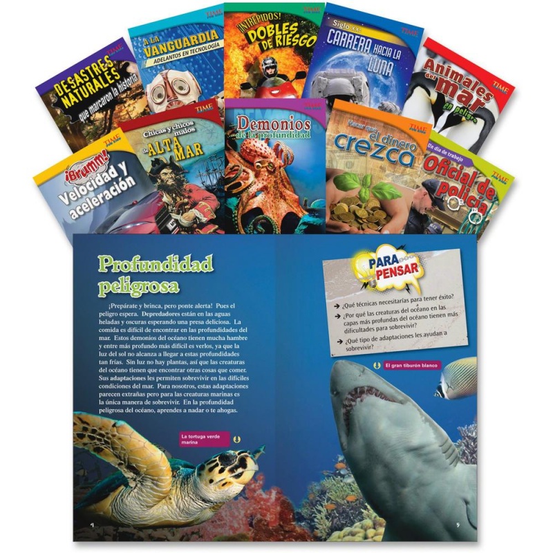 Shell Education Tfk Challenging 10Book Spanish Set 1 Printed Book - Book - Grade 5 - Spanish