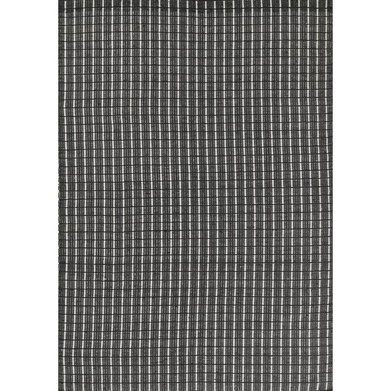 Contemporary Rectangle Area Rug, Black, 8' X 10'