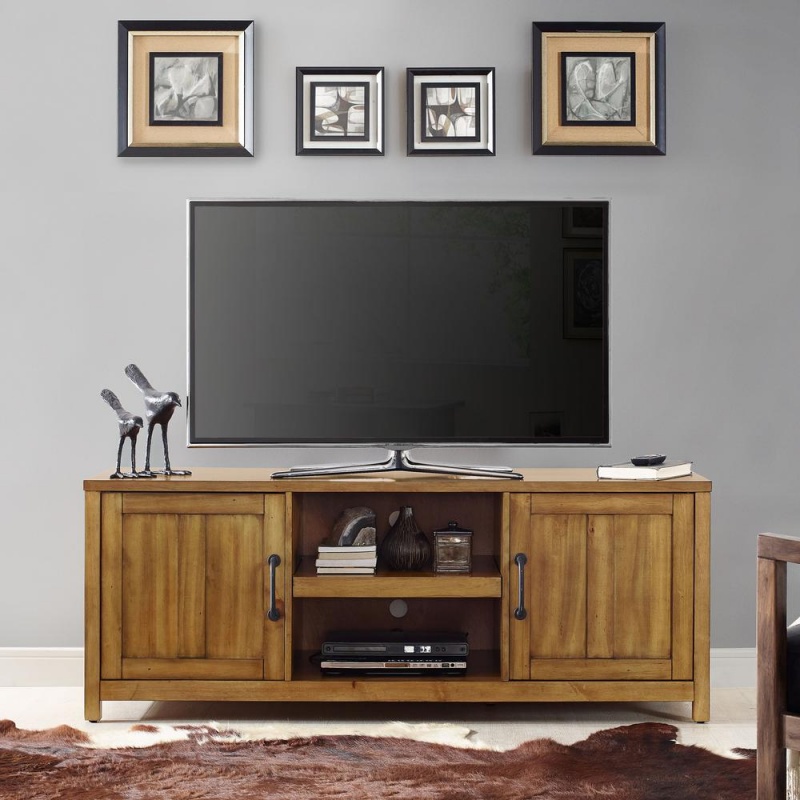 60" Roots Tv Stand Natural
