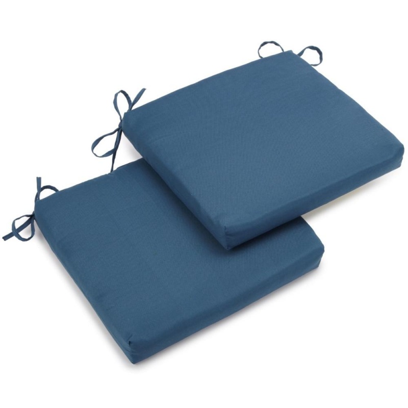 20-Inch By 19-Inch Twill Chair Cushion (Set Of Two)