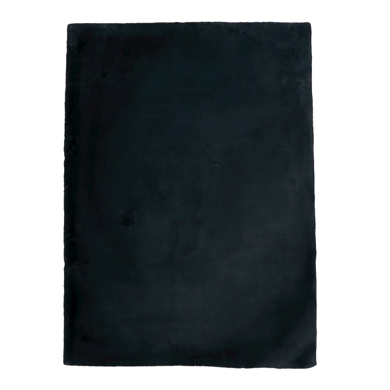 Maven Faux Rabbit Charcoal 5X7 Rug