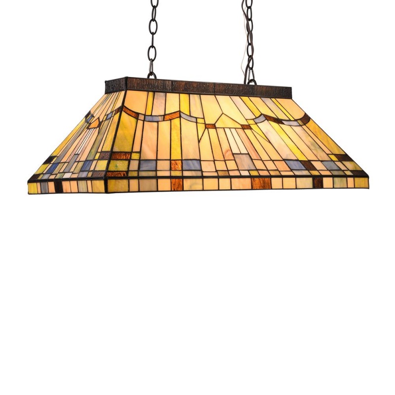 Chloe Lighting Kinsey 3-Light Mission Island Fixture