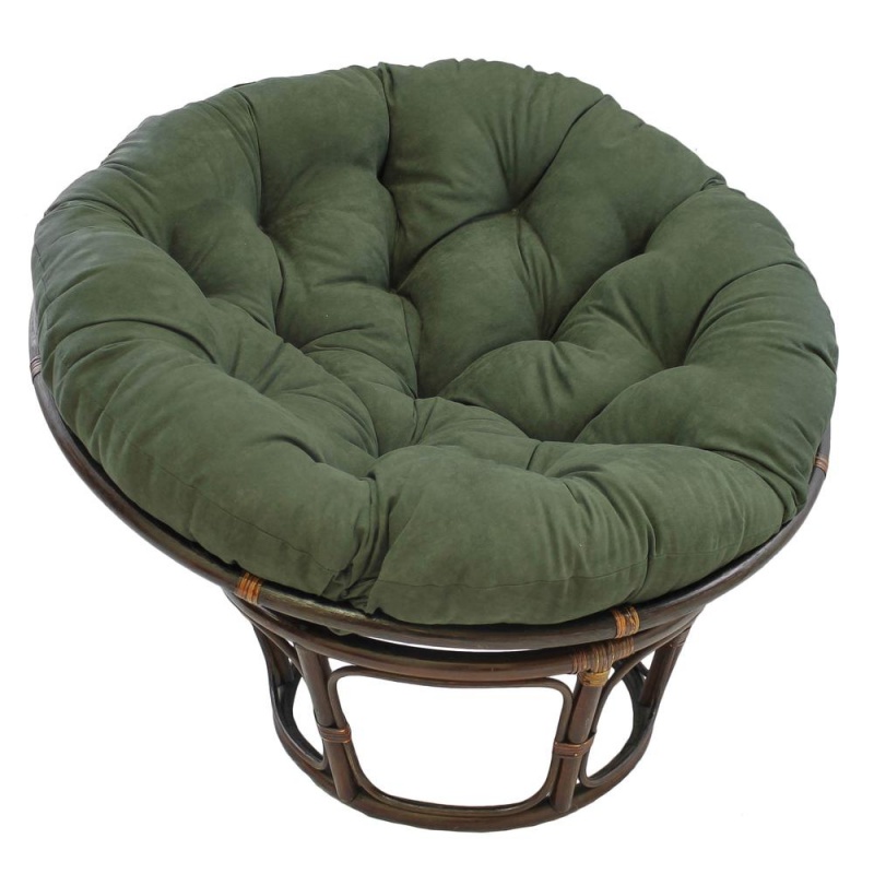 44-Inch Solid Micro Suede Papasan Cushion (Fits 42-Inch Papasan Frame)
