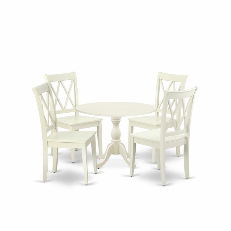East West Furniture 5 Piece Dinette Set