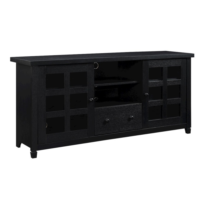 1 Drawer TV Stand With Storage Cabinets and Shelves