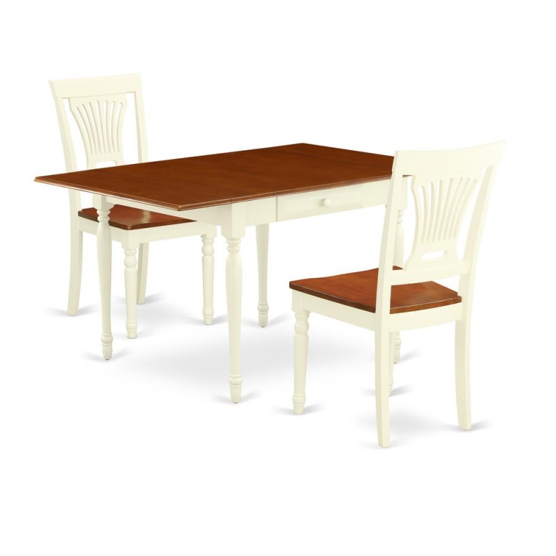 Dining Room Set Buttermilk & Cherry, Mzpl3-Whi-w