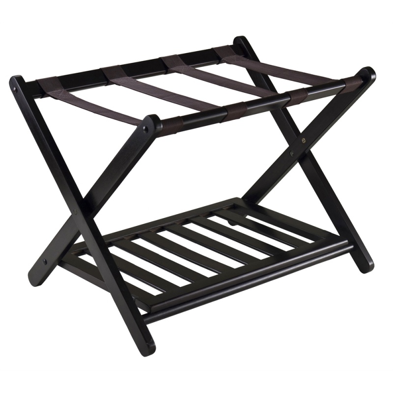 Reese Luggage Rack With Shelf