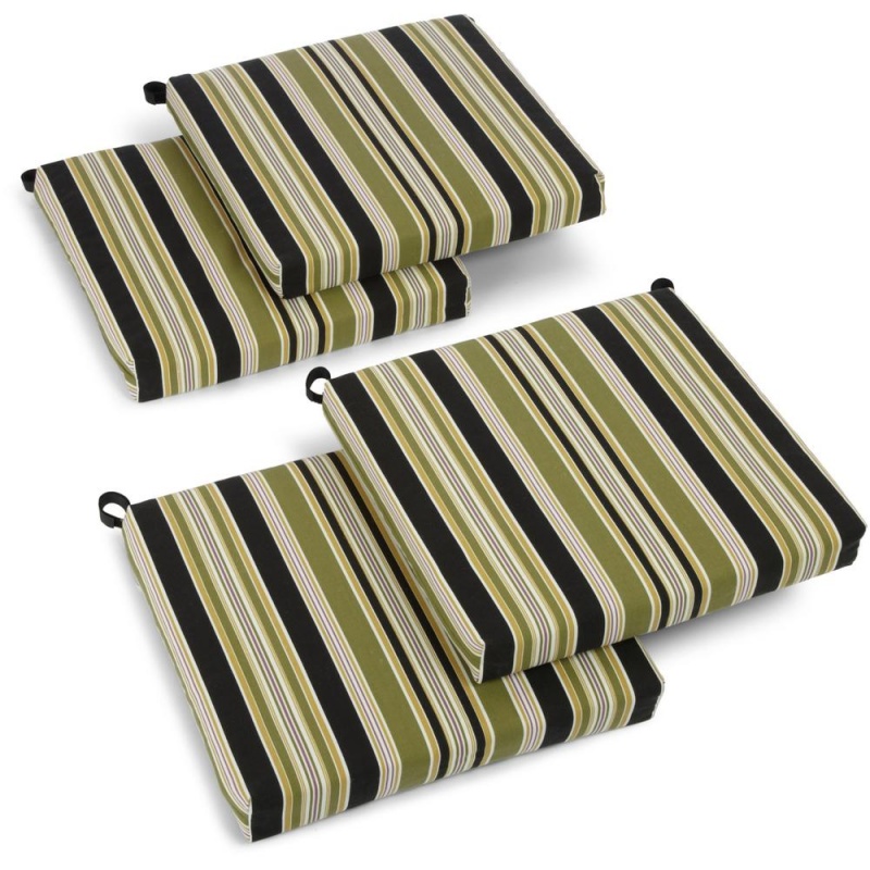 20-Inch by 19-Inch Spun Polyester Chair Cushion (Set of Four)